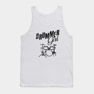 Drummer Girl Tank Top